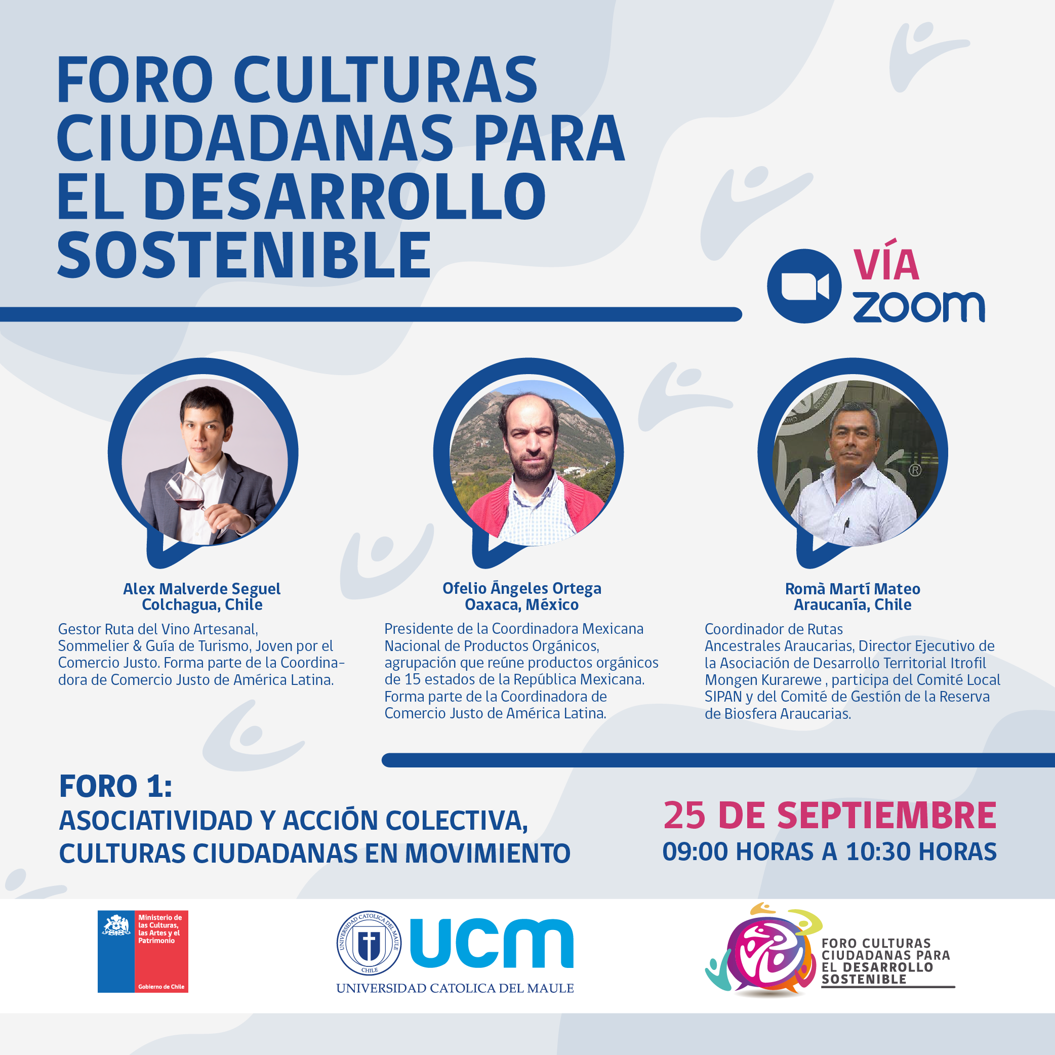 Convocan a dirigentes sociales al “Foro Culturas Ciudadanas para el Desarrollo Sostenible”