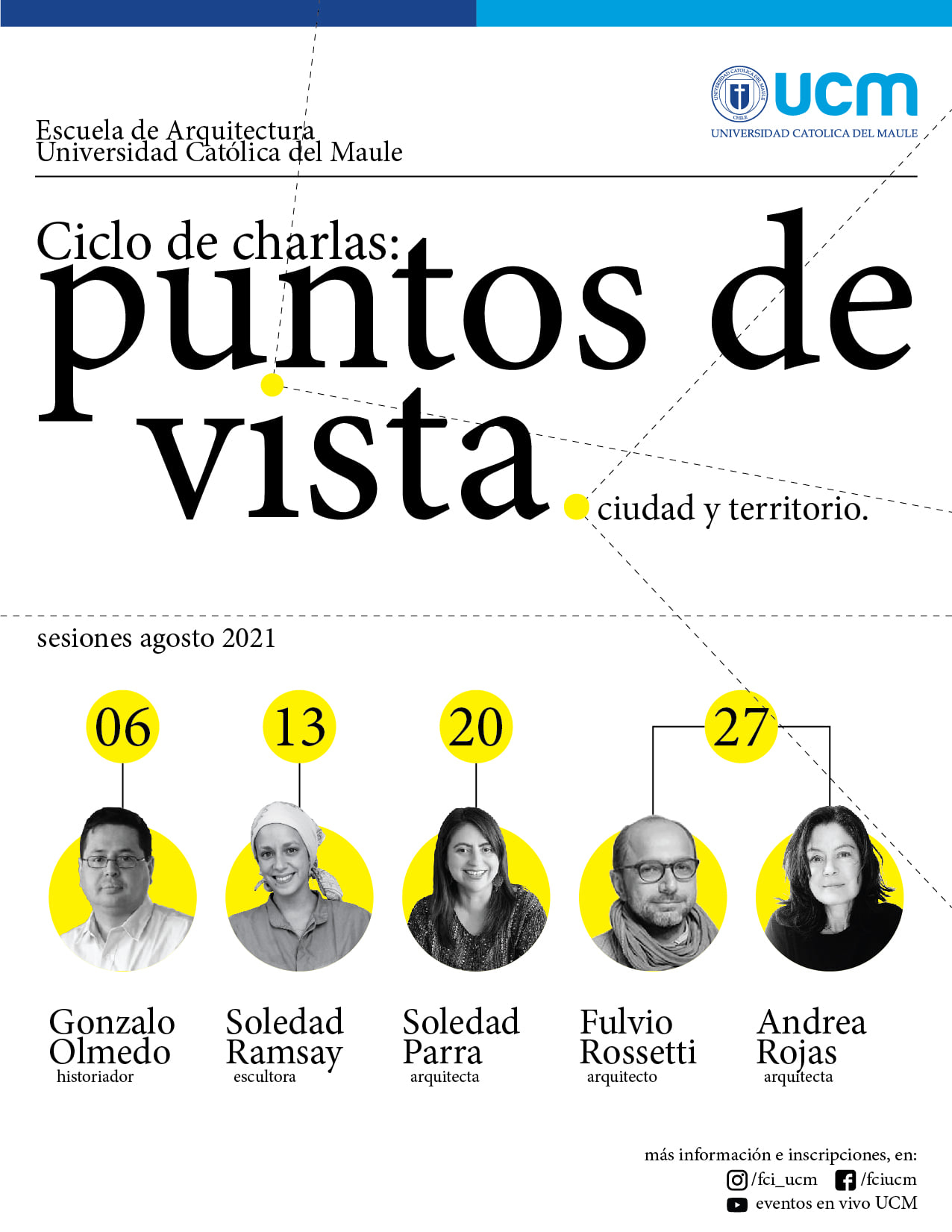 Escuela de Arquitectura UCM invita a su primer ciclo de charlas