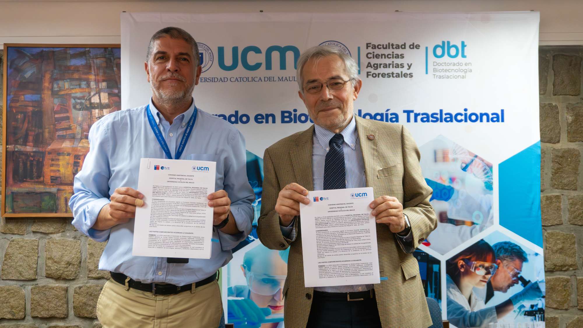 UCM y HRT firman convenio para Doctorado de Biotecnología Traslacional