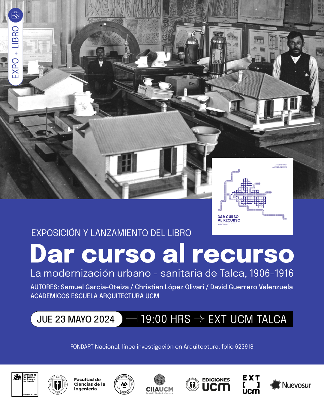 Ediciones UCM publicó libro que cuenta la historia urbano-sanitaria de Talca