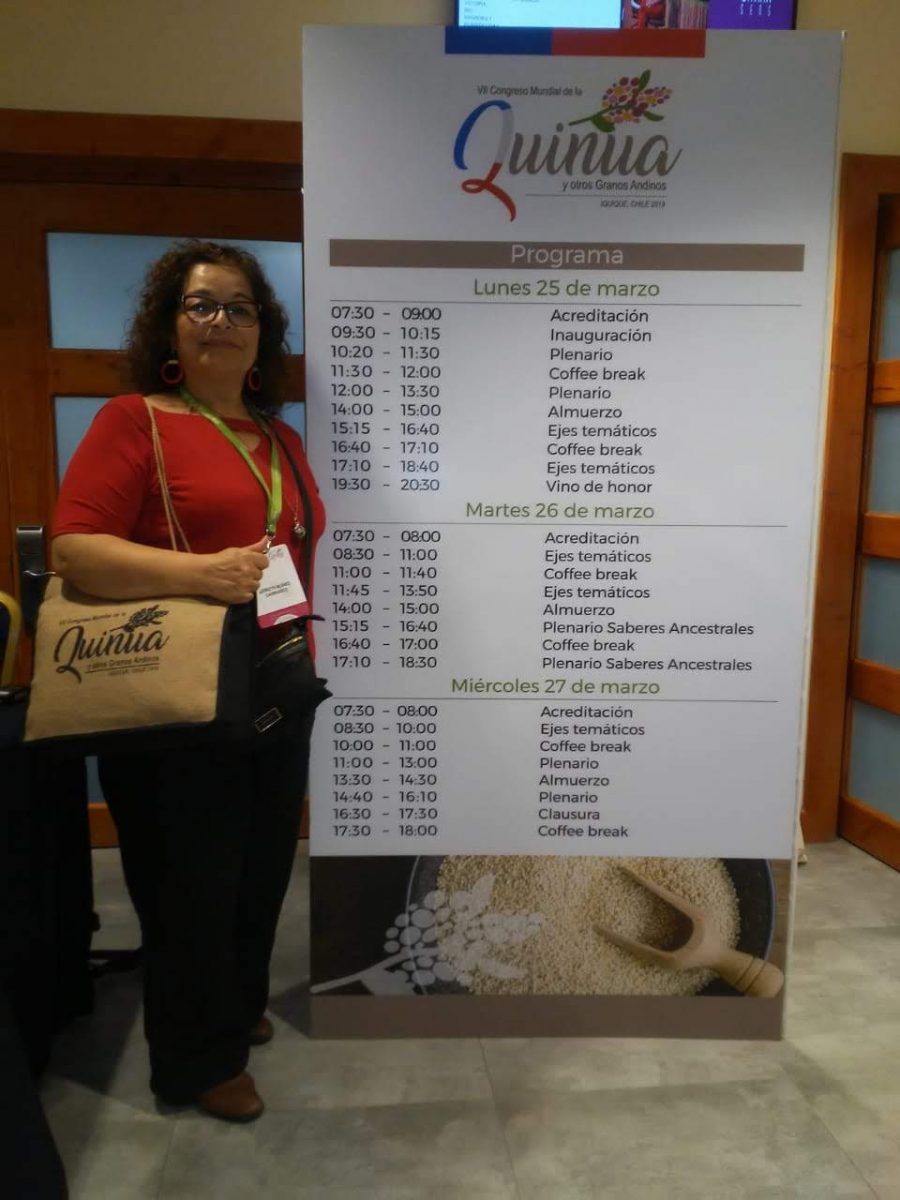 Académica de Trabajo Social de la UCM Curicó expone en congreso mundial de la quinua