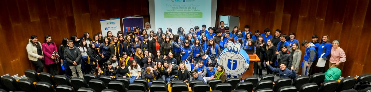 Escolares exploraron la ciencia detrás de los biopolímeros en entretenida “Búsqueda del Tesoro”