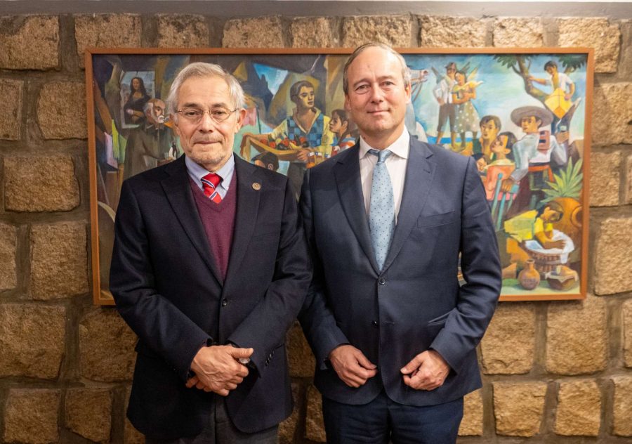 Embajador de Bélgica visita la Universidad Católica del Maule para fortalecer la colaboración académica