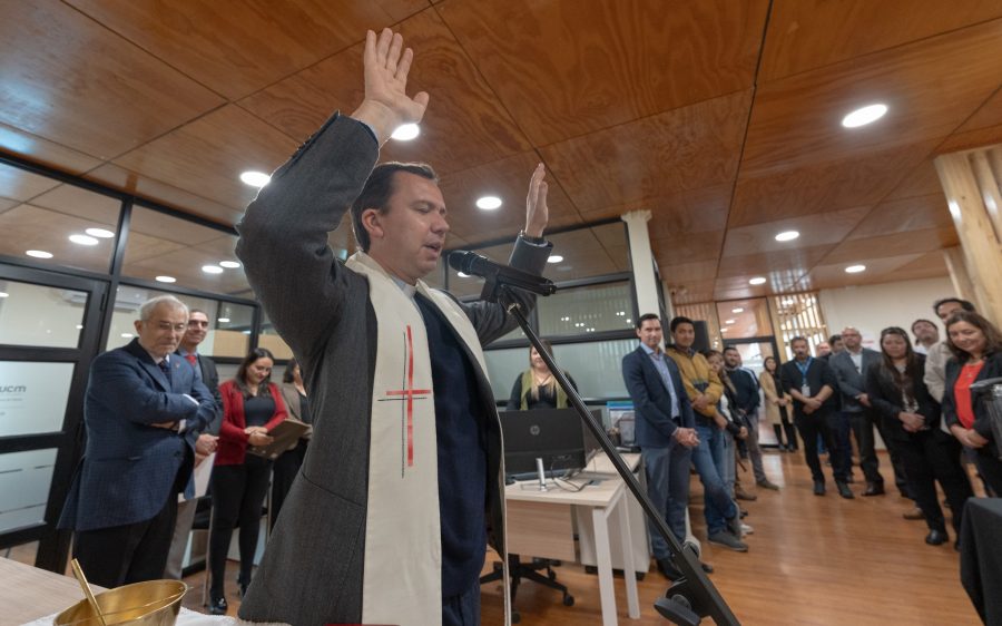 Bendición de espacios remodelados impulsa la Vinculación y la Tecnología en la UCM