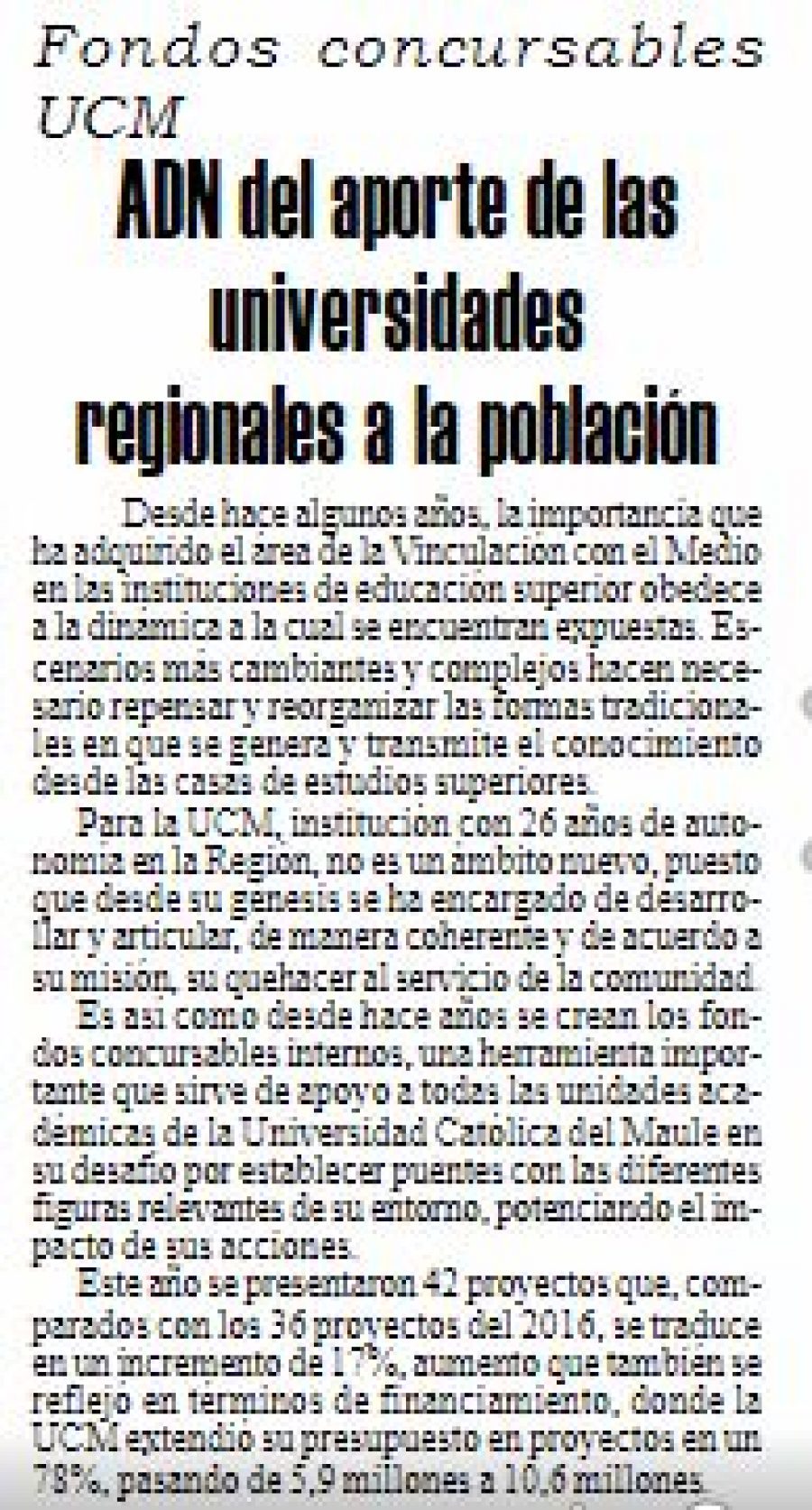 13 de julio en Diario El Heraldo: “ADN del aporte de las universidades regionales a la población”