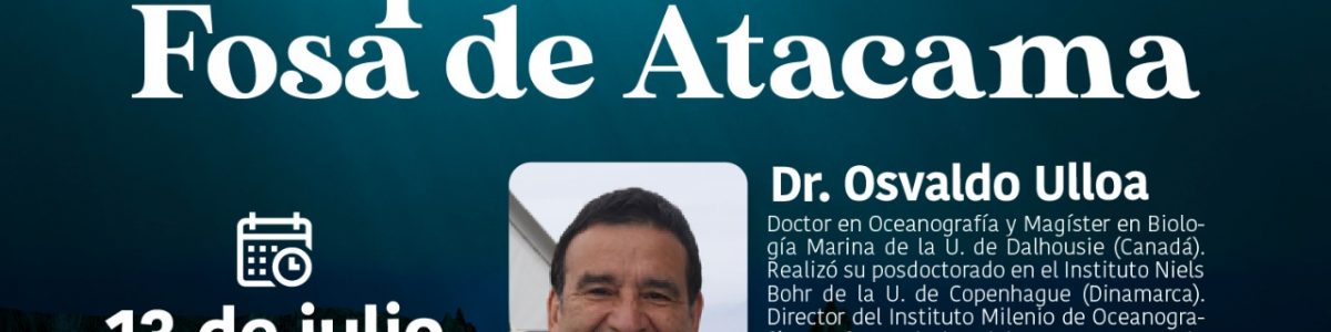 Científico que bajó a la Fosa de Atacama ofrecerá charla magistral en Talca