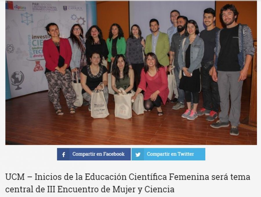 08 de agosto en AUR: “Inicios de la Educación Científica Femenina será tema central de III Encuentro de Mujer y Ciencia”