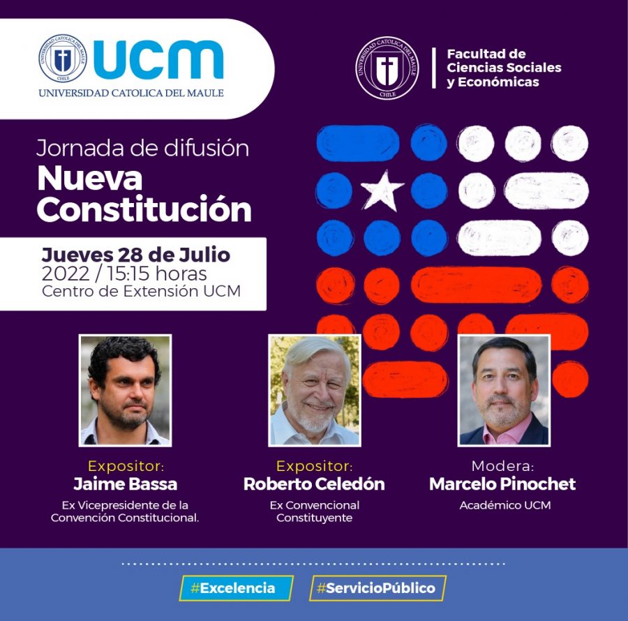 UCM invita a jornada de difusión de la nueva constitución