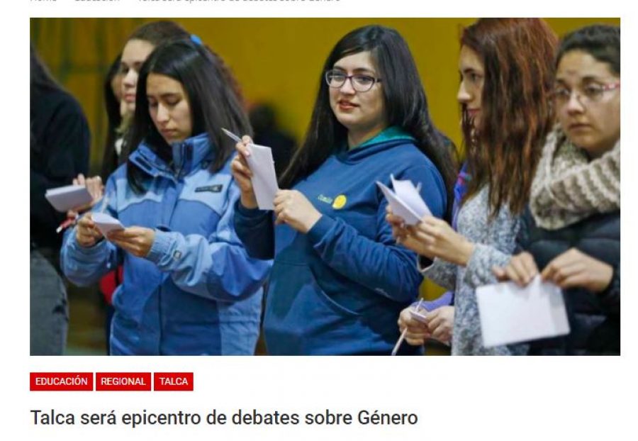 17 de octubre en Atentos: “Talca será epicentro de debates sobre Género”