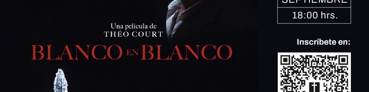 Extensión UCM regresa al cine presencial con aclamada película Blanco en Blanco