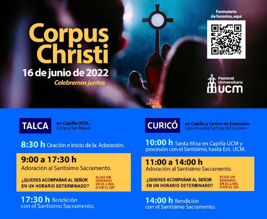 Todos invitados a celebrar Corpus Christi 2022