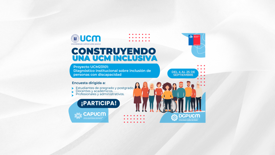 UCM lanza diagnóstico de inclusión de personas con discapacidad para toda la comunidad universitaria