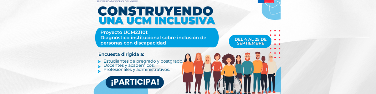 UCM lanza diagnóstico de inclusión de personas con discapacidad para toda la comunidad universitaria