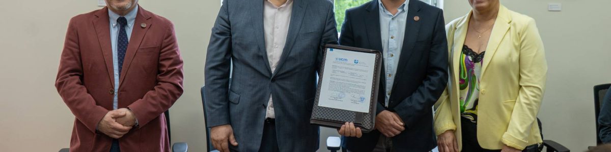 UCM y el CFT San Agustín firmaron nueva línea de colaboración