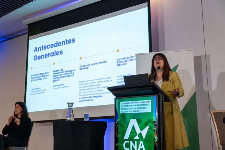 Programa de certificación en Perspectiva de Género de la UCM fue destacado en Seminario Internacional de CNA