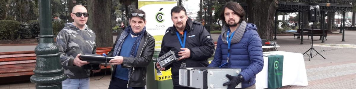 Campus Sustentable UCM junto a Municipalidad de Curicó lideran Feria de Reciclaje Electrónico