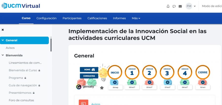Curso de Innovación Social apoya a los docentes de la UCM