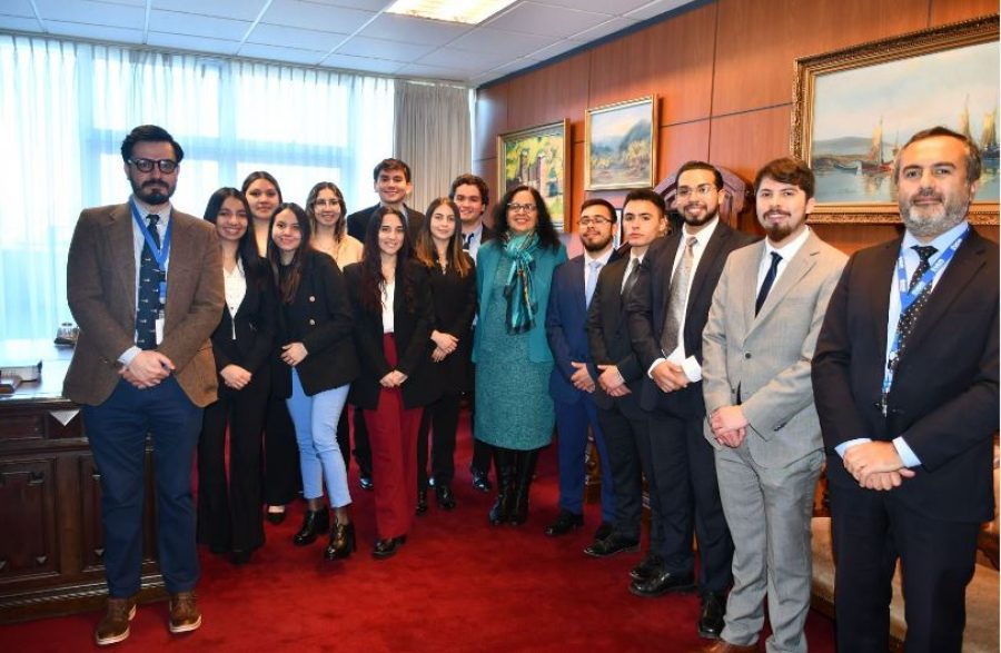Estudiantes de Derecho UCM visitaron la Corte de Apelaciones de Talca