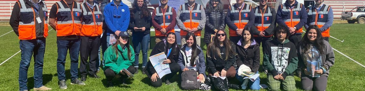 Estudiantes de Ingeniería en Recursos Naturales UCM fueron parte del simulacro de Sismo y Tsunami