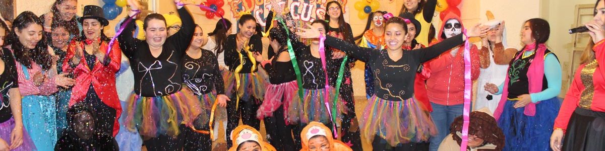 Escolares disfrutaron del circo junto a Educación Parvularia de la UCM
