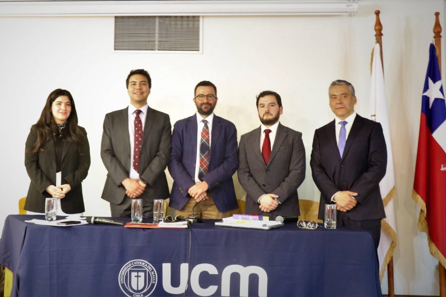 Presentación de los dos tomos de “Historia del Derecho” del Dr. Javier Infante en la Universidad Católica del Maule