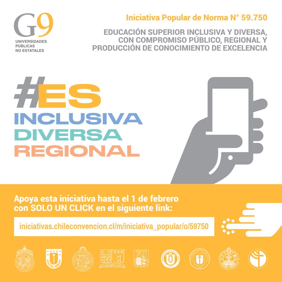 Diego Durán apoya la norma constituyente presentada por la red G9: “La educación superior debe ser diversa”