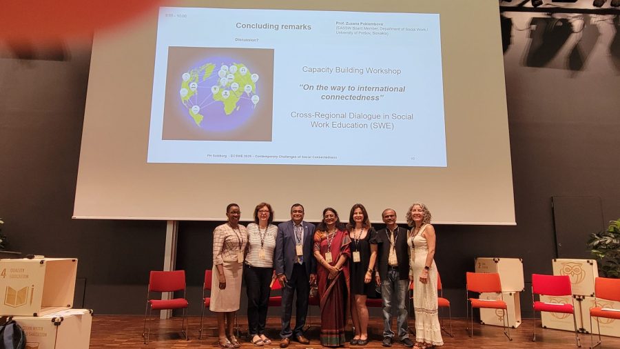 Académica UCM participó en conferencia europea sobre educación en Trabajo Social