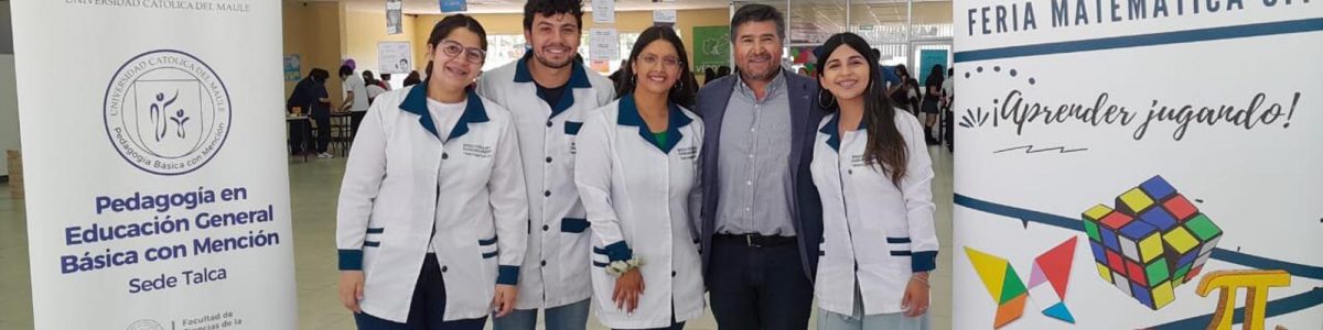 Estudiantes de Prácticas de Pedagogía en Educación General Básica con mención realizaron Feria de Matemáticas en el Colegio Integrado de Talca