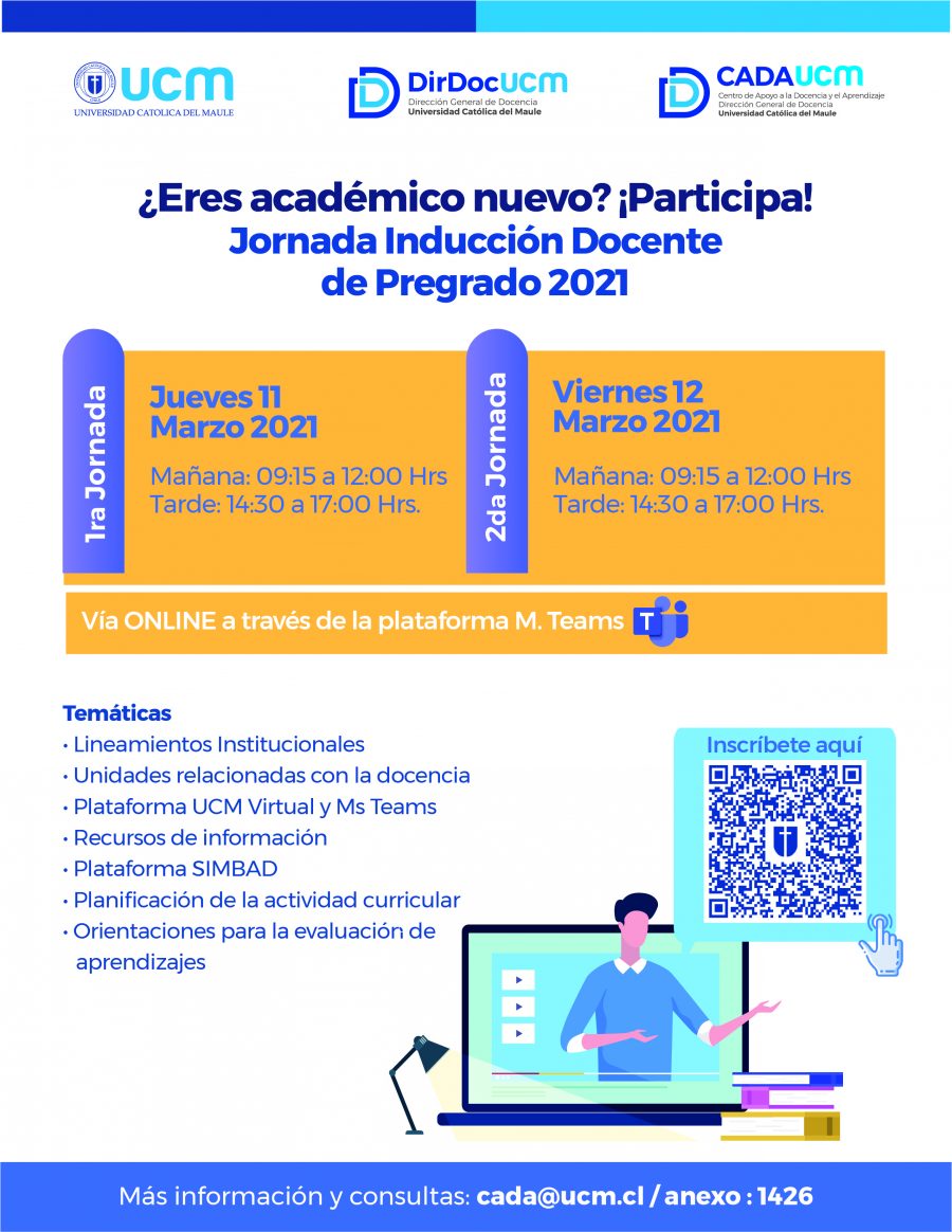 Inducción a académicos contempla jornadas virtuales