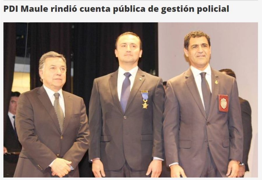21 de junio en Diario El Heraldo: “PDI Maule rindió cuenta pública de gestión policial”