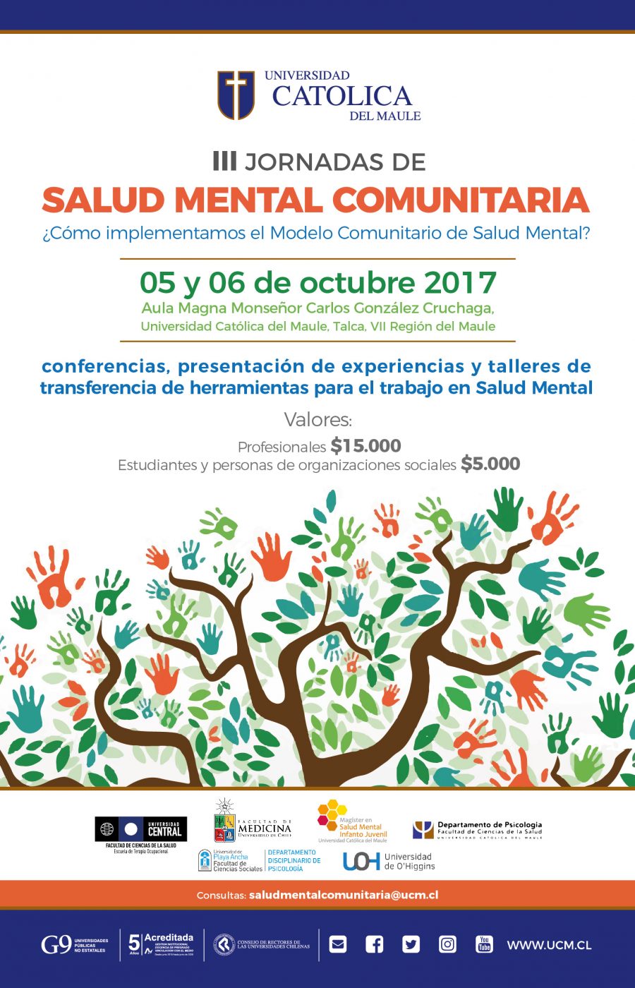 Convocan para participar en III Jornadas de Salud Mental Comunitaria