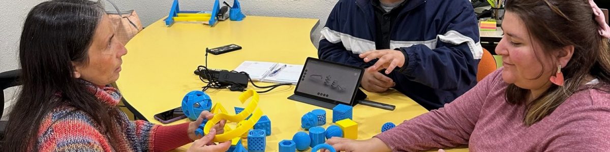 Con impresoras 3D crearon material didáctico para estudiantes de Pedagogía en Educación Parvularia