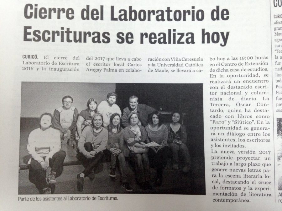 05 de abril en Diario La Prensa: “Cierre del Laboratorio de Escrituras se realiza hoy”