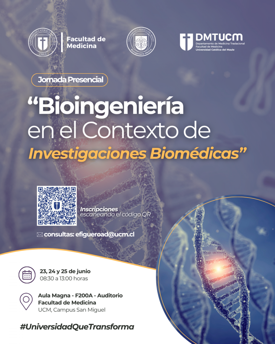UCM impulsa formación científica con la Primera Jornada de Bioingeniería en el contexto de Investigaciones Biomédicas