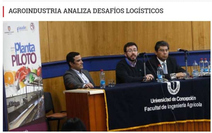 04 de octubre en Diario La Discusión: “Agroindustria analiza desafíos logísticos”