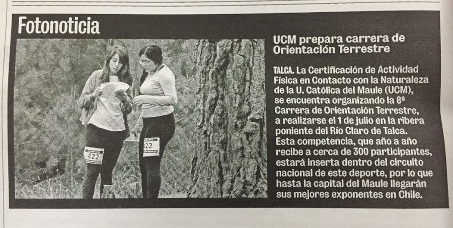 17 de junio en Diario La Prensa: “UCM prepara carrera de Orientación Terrestre”