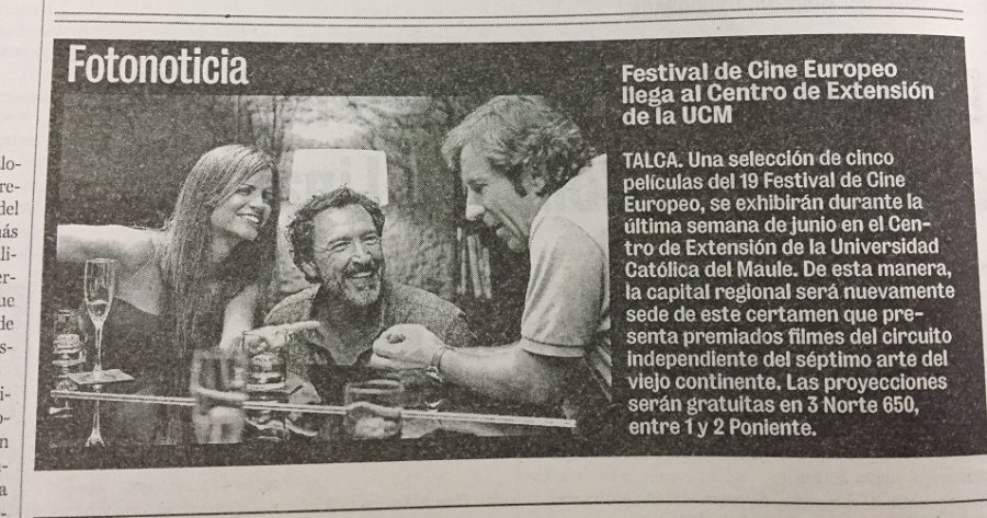 20 de junio en Diario La Prensa: “Festival de Cine Europeo llega al Centro de Extensión de la UCM”