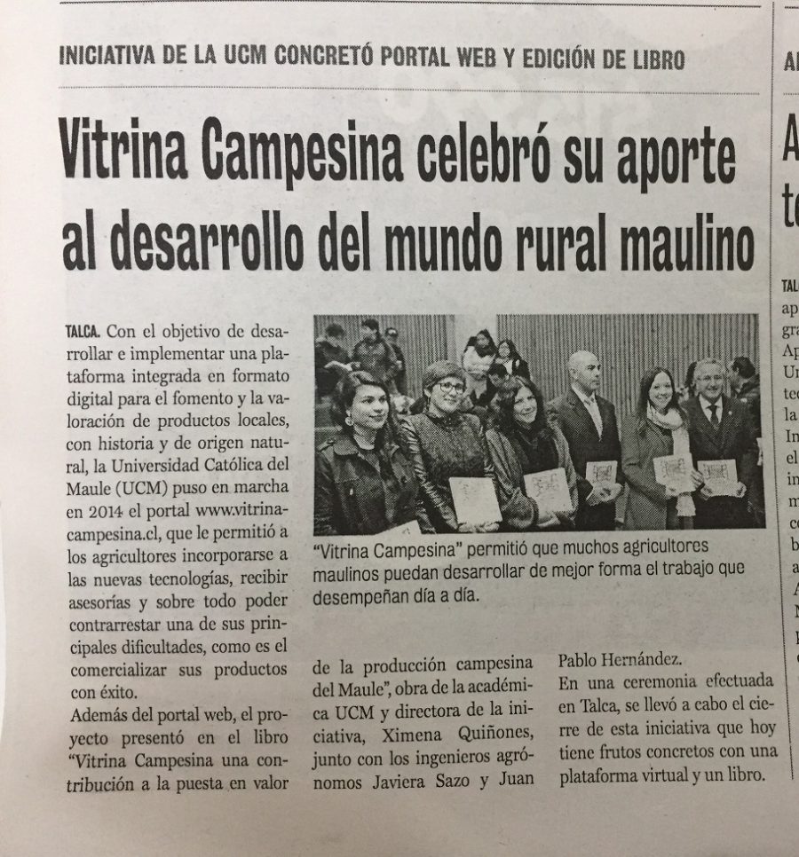 21 de julio en Diario La Prensa: “Vitrina Campesina celebró su aporte al desarrollo del mundo rural campesino”