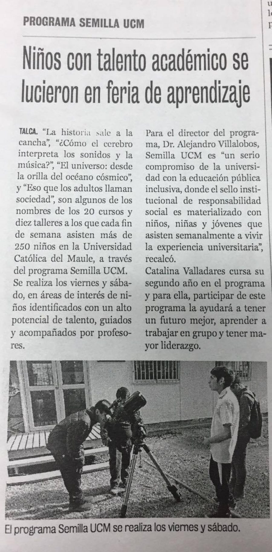 25 de noviembre en Diario La Prensa: “Niños con talento académico se lucieron en feria de aprendizaje”