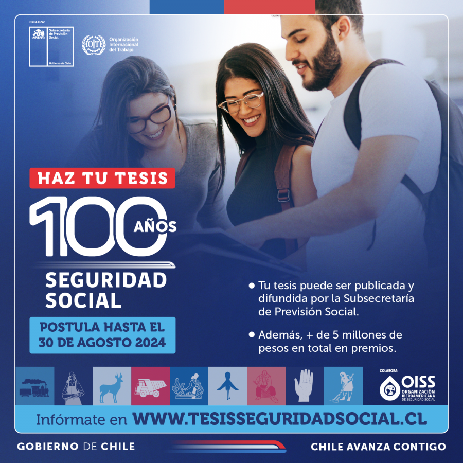 Haz Tu Tesis en Seguridad Social: Aún hay tiempo para postular al concurso destinado a ensayos académicos inéditos