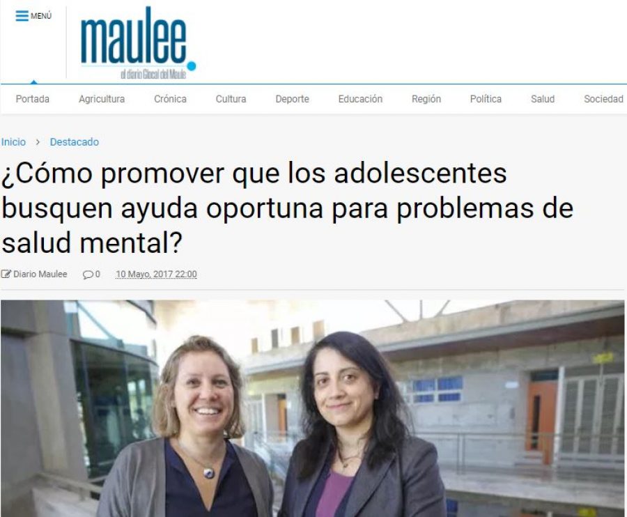 10 de mayo en Maulee: ¿Cómo promover que los adolescentes busquen ayuda oportuna para problemas de salud mental?