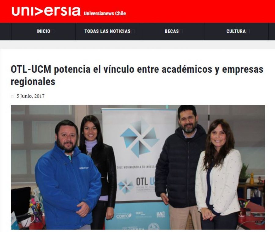 05 de junio: “OTL-UCM potencia el vínculo entre académicos y empresas regionales”