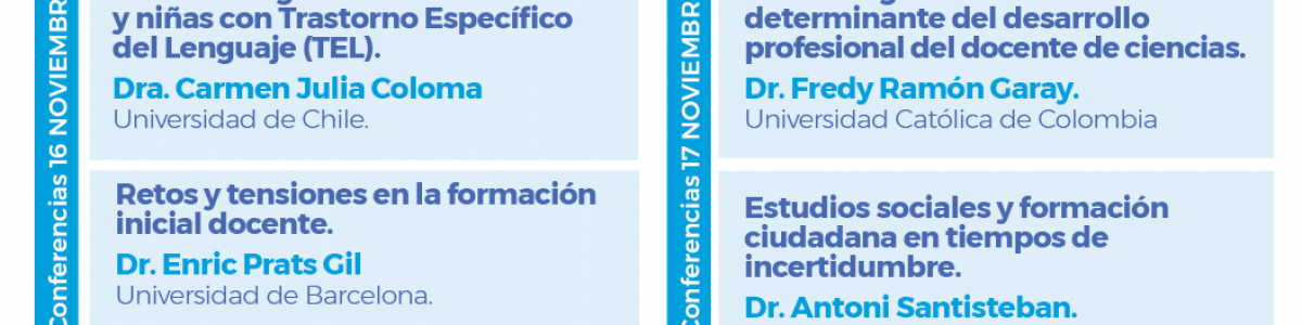 Convocan a Jornadas Internacionales de Investigación en Didáctica y Formación Inicial Docente