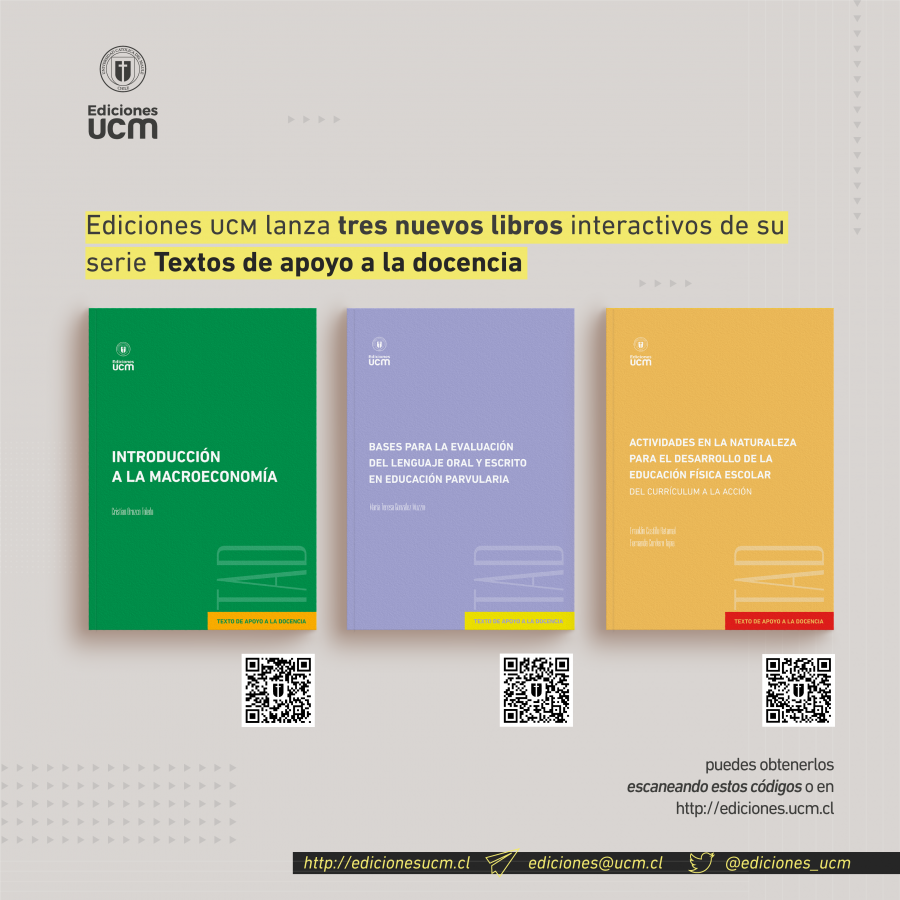 Ediciones UCM publica tres nuevos libros interactivos