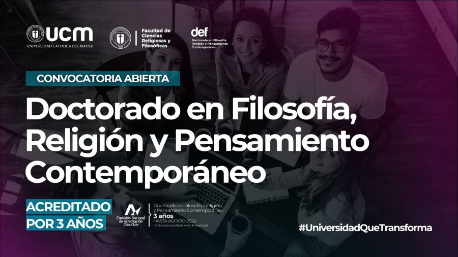 UCM abre convocatoria 2026 para el Doctorado en Filosofía, Religión y Pensamiento Contemporáneo