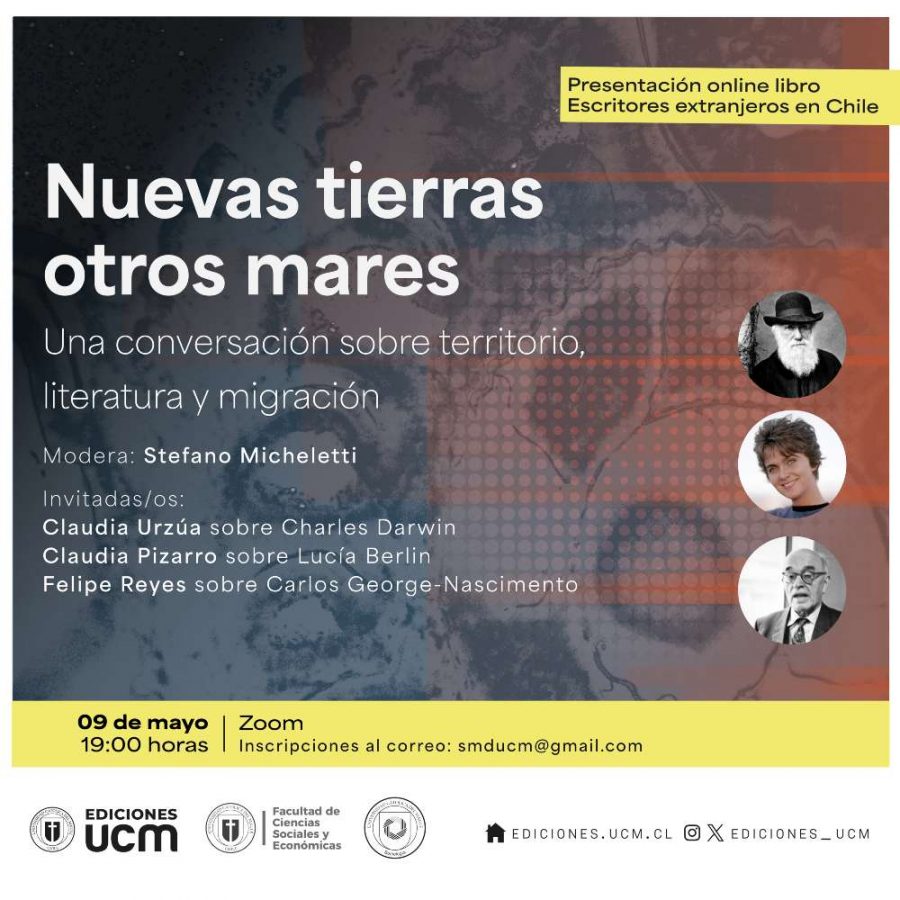 Lanzamiento online de libro sobre escritores extranjeros en Chile