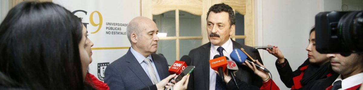 Rector de la Universidad Austral Óscar Galindo asumió la Presidencia de la Red de Universidades Públicas no Estatales - G9