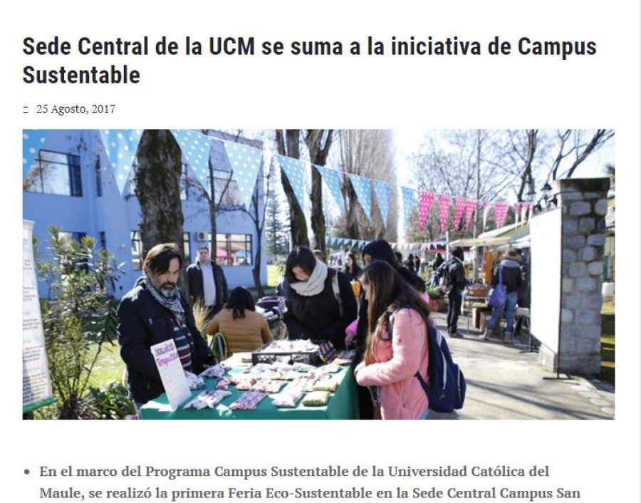 25 de agosto en Universia: “Sede Central de la UCM se suma a la iniciativa de Campus Sustentable”