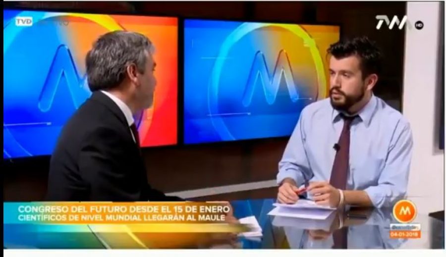04 de enero en TV Maule: “Rector UCM habla sobre Congreso del Futuro en la Región”