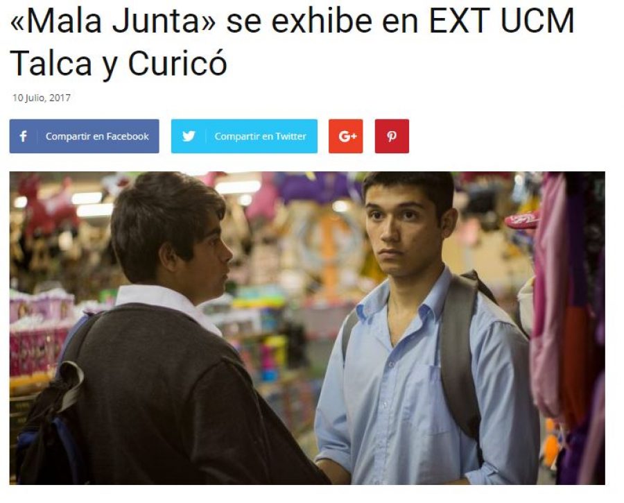 10 de julio en TV Maulinos: “Mala Junta se exhibe en EXT UCM Talca y Curicó”